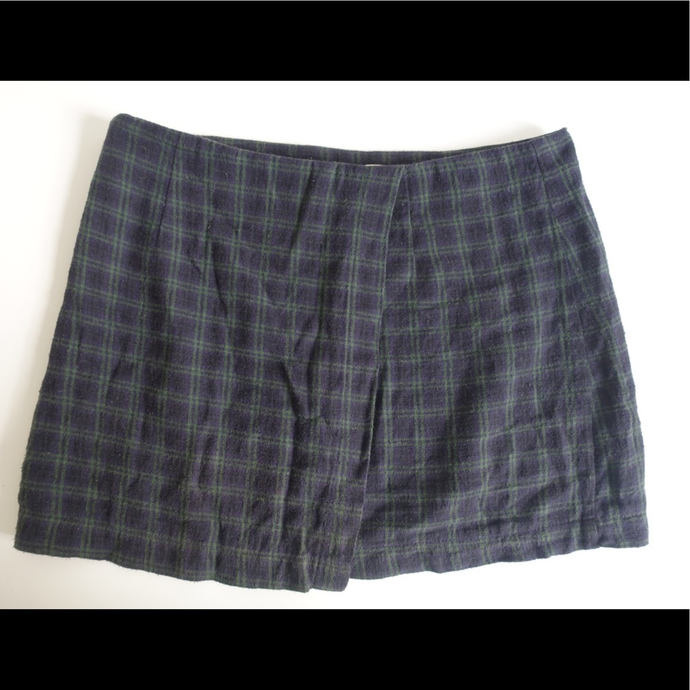 Brandy Melville Flannel Plaid Skirt